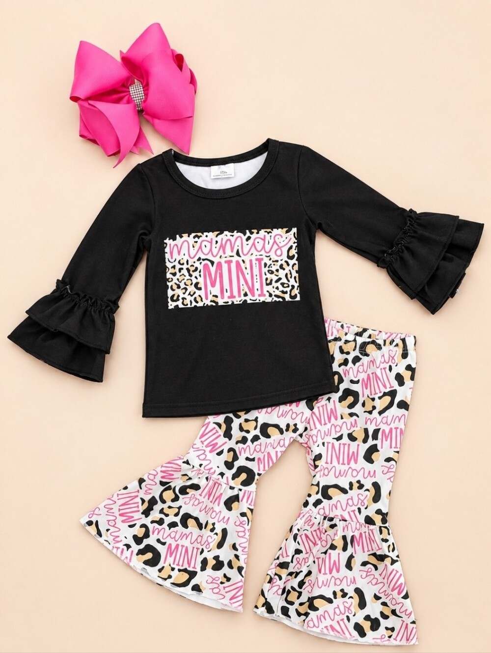 Mama's Mini Girls Bell Bottom Set